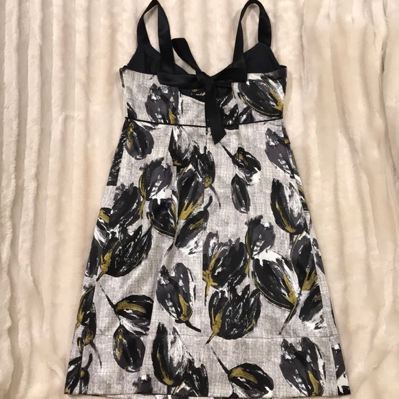 Rebecca Taylor Metallic Leaf Bustier Top Dress - Picture 4 of 7